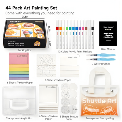Magic Foam Texture Painting Kit